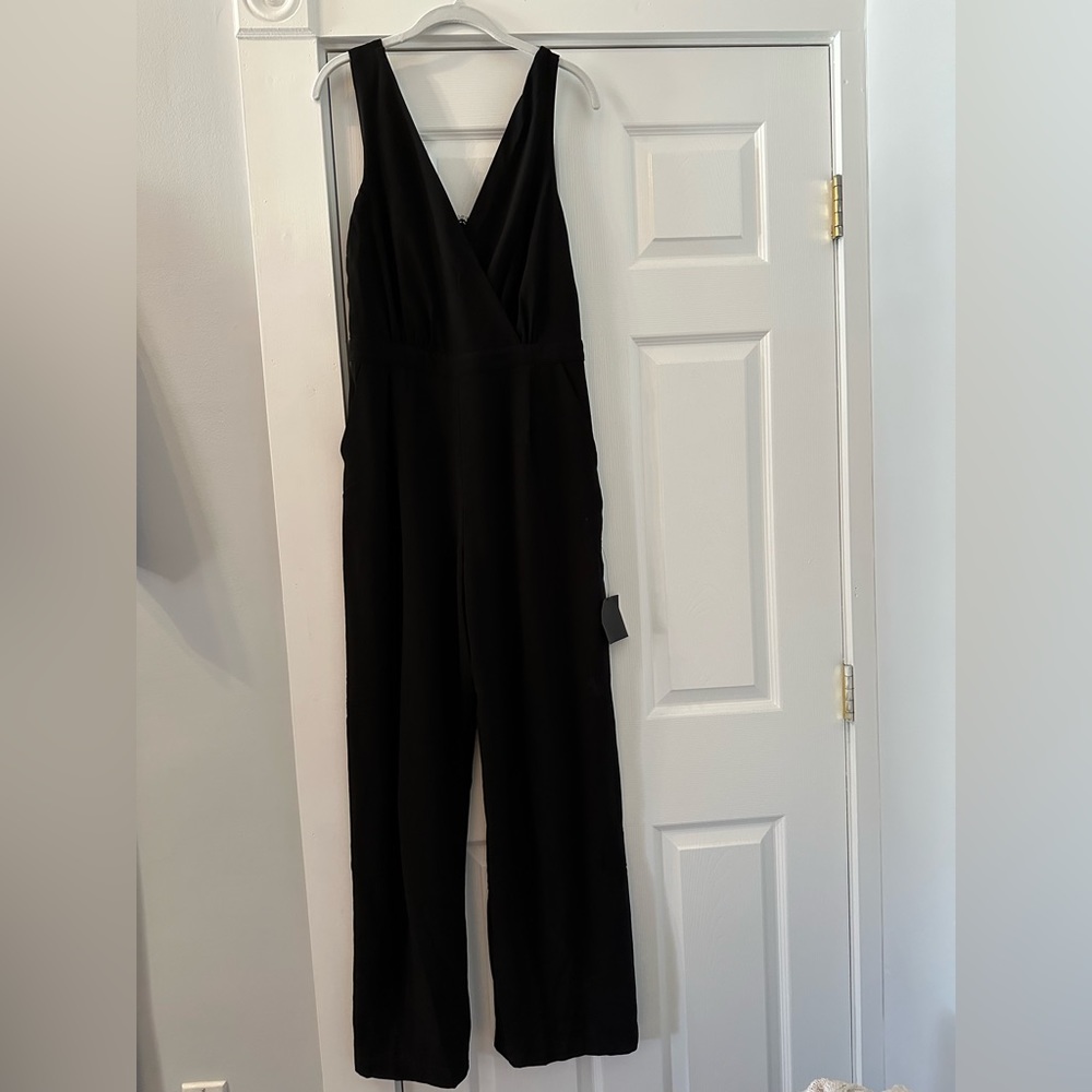 Lulus Kiska Black Lace Wide-Leg Jumpsuit